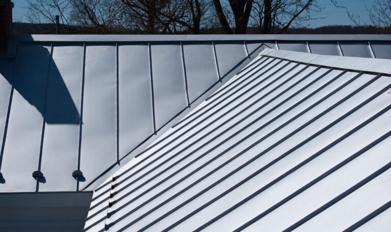 metal roof installation
