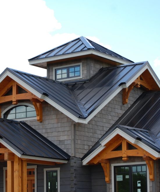 metal roof installation